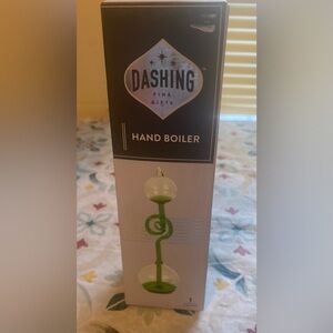 Hand Boiler with Green Spiral